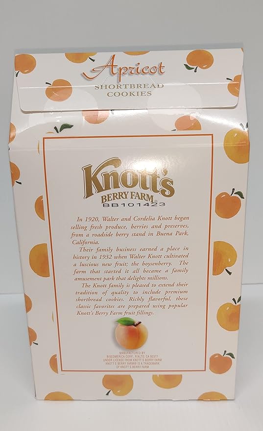 Knott's Berry Farm Shortbread Cookies (Apricot, 16 oz)