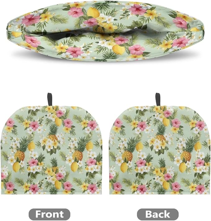 Hawaiian Tea Pot Cover Pineapple Print Teapots Cosy Insulated Tea Cozies Home Kitchen Decoration Teapot Dust Cover Warming Tea Kettle Quilt Creative Gifts for Party