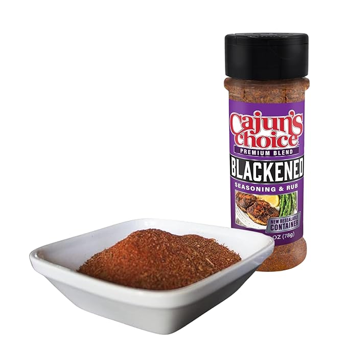 Creole Seasoning 3.8 oz & Blackened Seasoning 2.75 oz Cajun's Choice Louisiana Foods (Pack)