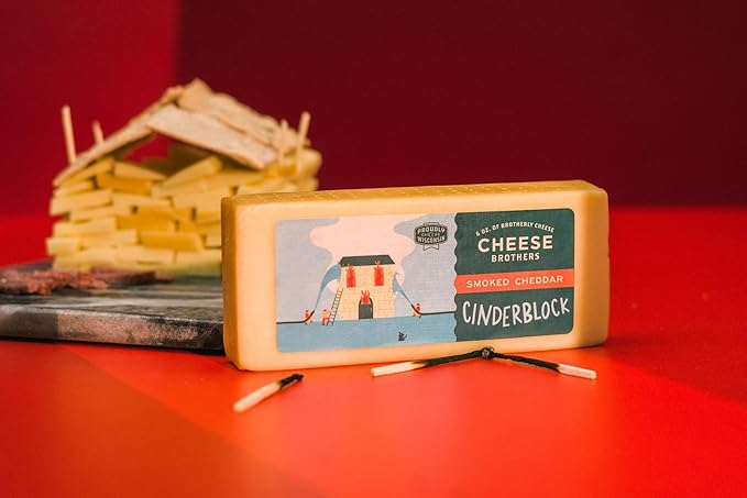 Cheese Bros "Cheese and Thank You" Gift Box | Fresh from Wisconsin | Featuring Dill Havarti, assorted Gouda, Gruyere, Smoked Cheddar and Fratello Italian blend | Food Gifting Idea