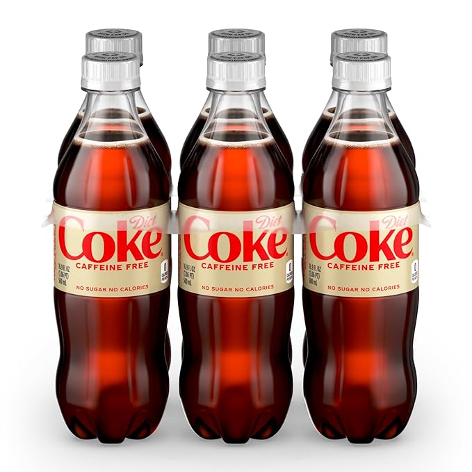 Diet Coke Caffeine Free Soda Soft Drink, 16.9 fl oz, 12 Pack