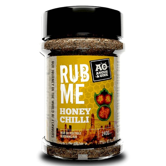 Angus & Oink | Honey Chilli Seasoning | Sweet & Spicy | Perfect for Chicken & Pork | Authentic Chinese Flavour | Gluten-Free & Vegetarian | Oven, Air Fryer & BBQ | 240g
