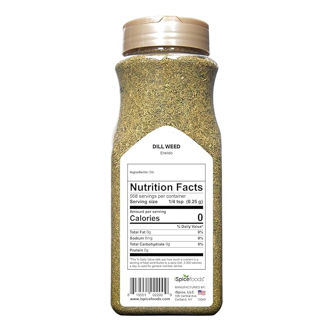 iSpice - FRAGRANT WHOLE DILL WEED 5 oz (142g) (5 OZ)