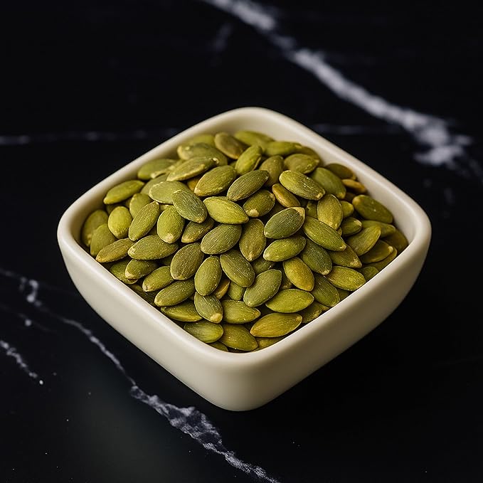 Pepitas (Pumpkin Seeds), Roasted & Salted - Jerry’s Nut House: Premium Nuts, Dried Fruit, and Assorted Snacks - 8oz