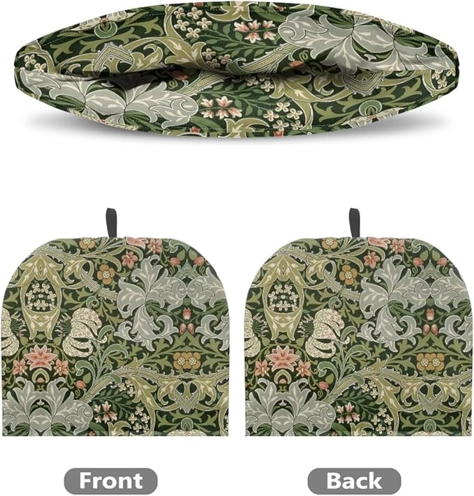 Tea Cozy William Morris Art Print Creative Insulated Tea Cosy Extra Thick Home Kitchen Decoration Creative Gifts Dust Teapot Cover Kitchen Accessories for Travel