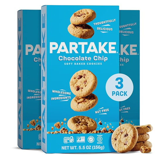 3 Pack of Soft Baked Chocolate Chip Cookies 5.5 oz boxes