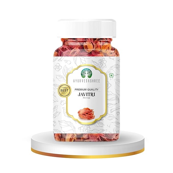 AYURVEDASHREE Mace Whole (Javathri), Spice 50g PET Jar ~ All Natural | Vegan | NON-GMO | Indian Origin | Javitri.