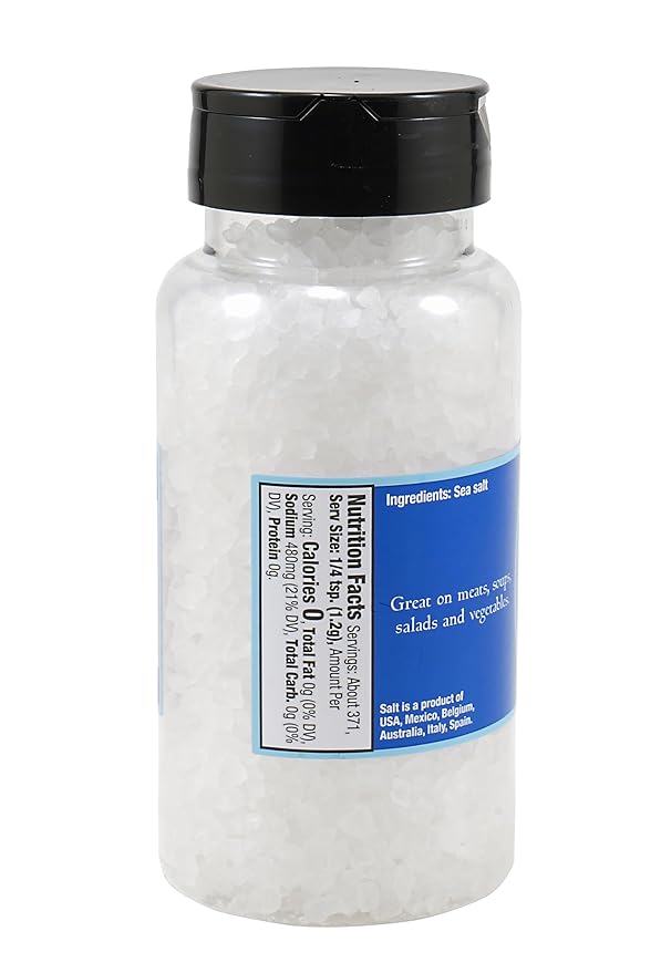 Olde Thompson Sea Salt, Coarse Grain, Refill For Salt Grinders, 15.7 Ounce