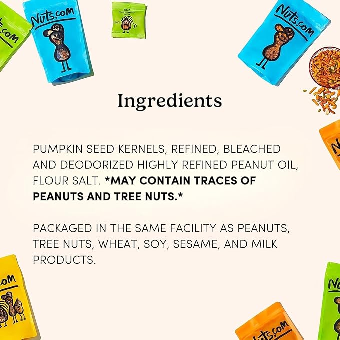 Roasted Cashews (Lightly Salted, 2lb) & Roasted Pepitas (Salted, No Shell, 2lb) – Vegan, Gluten-Free Snacks – Rich in Protein, Fiber, Calcium, Iron, & Healthy Fats – Ideal for On-the-Go & Home Snacks