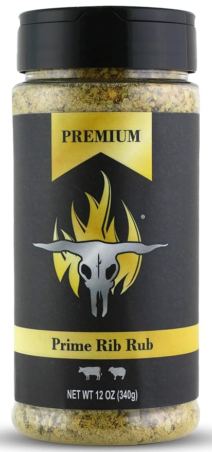 Gourmet Prime Rib Seasoning | Prime Rib Rub for Prime Rib Roasts, Briskets, Steaks, Burgers and Beef | Runnin??Wild Foods, 12 ounces