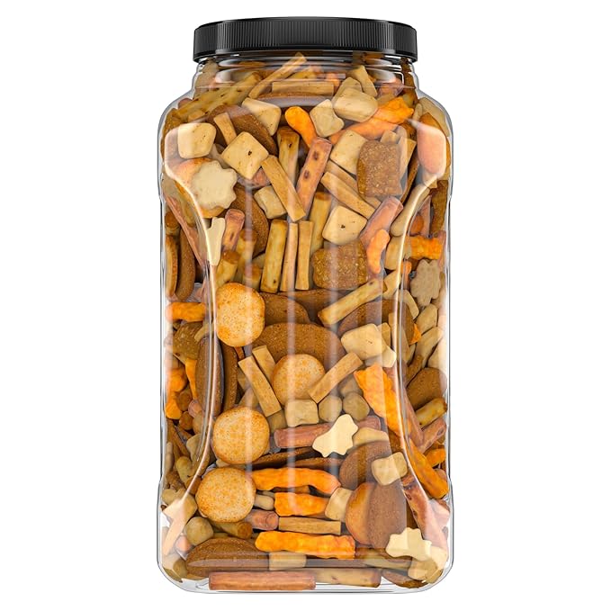 Utz Pub Mix, 42 Oz. Barrel, Savory Snack Mix with a Blend of Crunchy Flavors for a Tasty Party Snack, Resealable Container, Trans-Fat Free and Kosher Certified