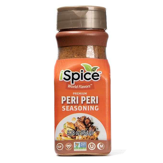 iSpice - PERI PERI SEASONING/PIRI PIRI SEASONING World Flavor Super Spice Blend | All Natural | Ready to use as is | No preparation is necessary