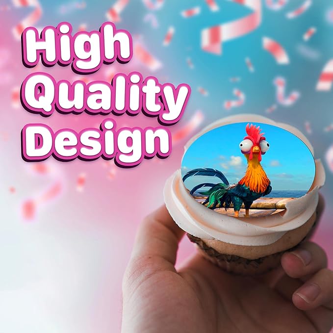 30 x Edible Cupcake Toppers ??Ocean Explorer Inspired Collection of Edible Cake Decorations | Uncut Edible on Wafer Sheet
