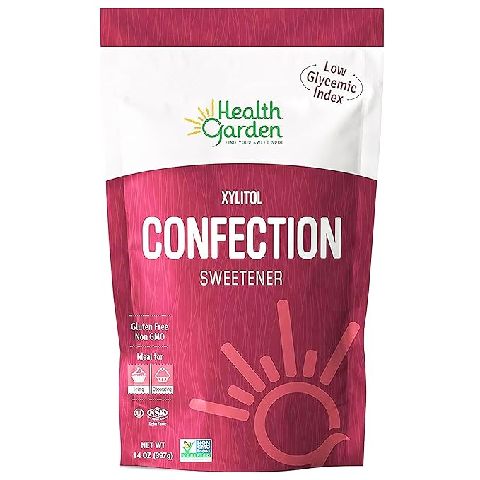 Health Garden Birch Xylitol Confection Sweetener - Non GMO - Kosher - Made in the U.S.A. - Keto Friendly (14 oz)