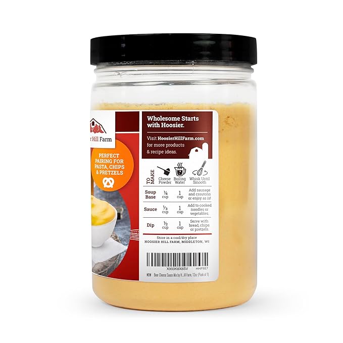 Hoosier Hill Farm Beer Cheese Sauce Mix, 12oz (Pack of 1)