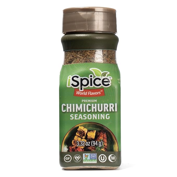 iSpice - Low-Sodium, Sugar-Free 1 Pack CHIMICHURRI SEASONING World Flavor Super Spice Blend | All Natural | Ready to use as is | No preparation is necessary (1 Pack)