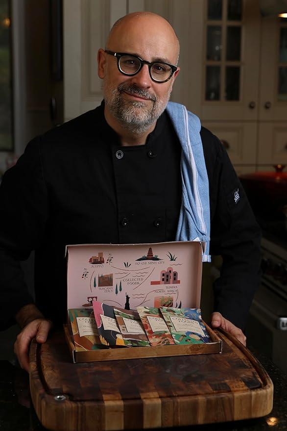 BBQ Seasoning and Rub Gift Set - BBQ Seasonings and Spices for Cooking with the Grill - Gourmet Spice Set: Bacon Salt, Harissa, Umami Mushroom Powder, Coffee Rub, Tuscan Grill