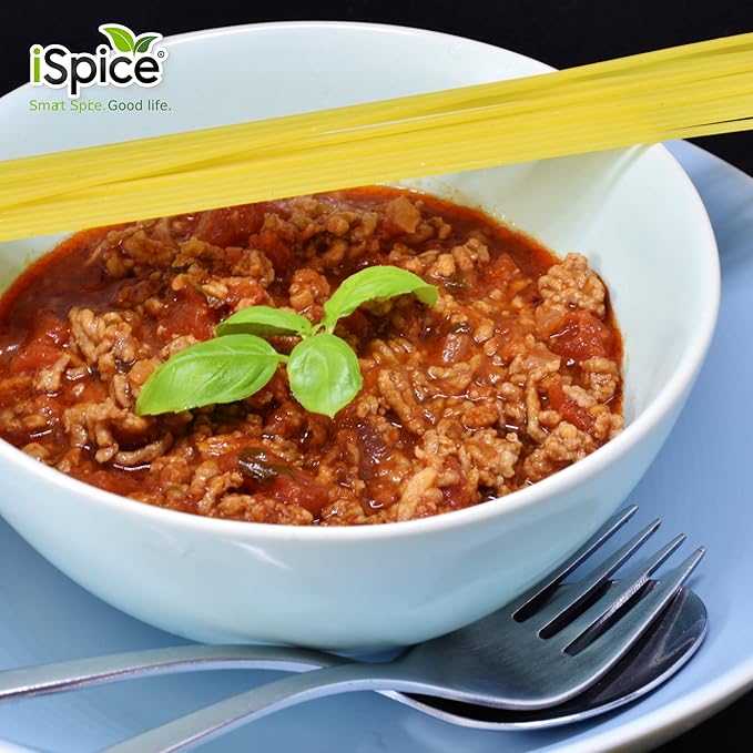 iSpice - Salt-Free | Sugar free | 100% Fat Free Pure Wellness Meat Sauce Seasoning Blend | All Natural | Ready to use as is | No preparation is necessary