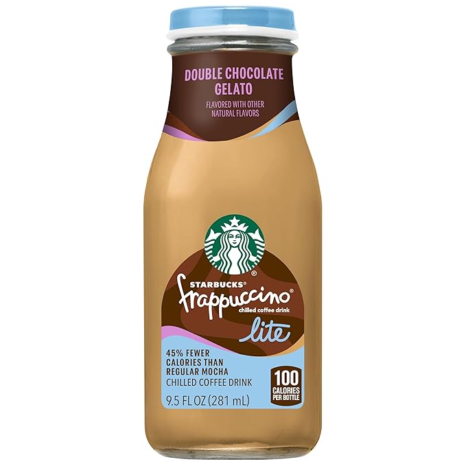 Starbucks Frappuccino Lite, Chocolate Gelato, 9.5 Fl Oz Bottles (Pack of 12)