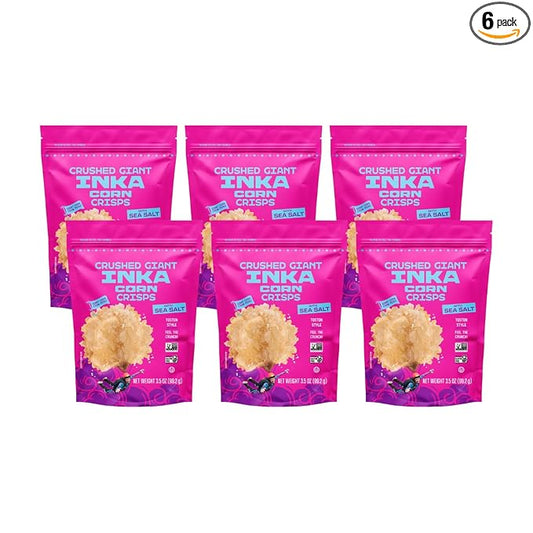 Inka Corn Crushed Corn Original, 3.5 Oz (Pack of 6)