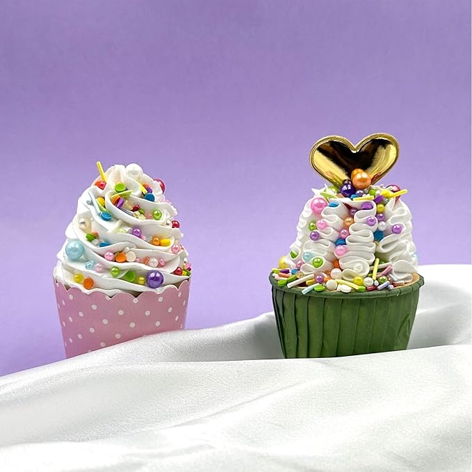 Rainbow Sprinkles for Cake Decorating, Pastel Jimmies and Pearls Sprinkles Mix for Donut Cookie Baking Brownies Cupcake Ice Cream Toppings