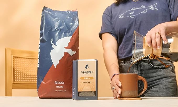 La Colombe Nizza Medium Roast Drip Grind Ground Coffee - Notes of Milk Chocolate, Nuts & Brownie with Honey-Sweet Roasted Nuttiness, 5 Pound (Pack of 1)