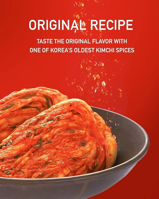 Taekyung Chili Powder For Kimchi (Flake, 7oz) - Korean Gochugaru. Red Pepper Spice Seasoning for Asian Food. MSG Free.