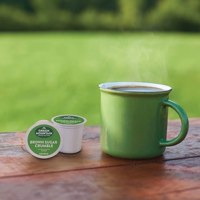 Green Mountain Coffee Roasters Brown Sugar Crumble Coffee, Keurig Single Serve K-Cup Pods, 96 Count