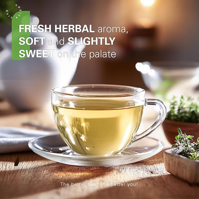 WT WEETEE Soursop Leaves Tea Bags, Made with 100% Pure Soursop Graviola/Guanabana Leaves, Natural Caffeine-free Herbal Tea, 50 Corn Fiber Tea Bags