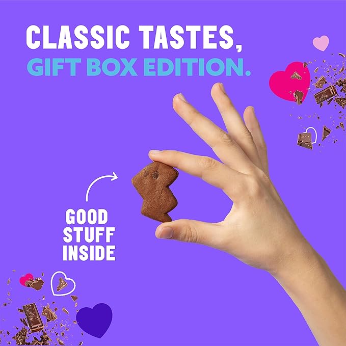 Mavericks Double Chocolate Bolt Cookies - Healthy Chocolate Chip Cookies, Plant-Based Snack for Kids, Nut Free - Holiday Limited Edition, 2 Boxes (16 Pouches)
