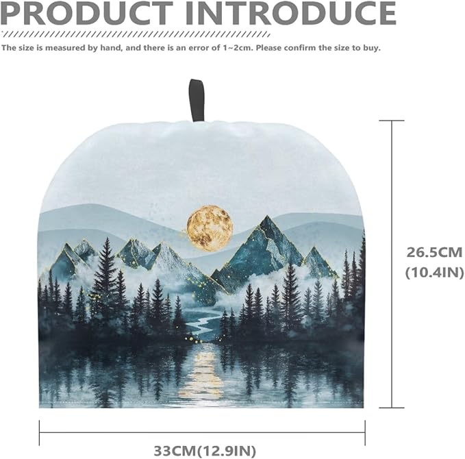 Large Tea Cozy for Teapot Insulated Extra Thick Wadding Tea Cozies Covers Fit 1 to 6 Cup Kitchen Textiles Warming & Insulating Kettle Cover for Kitchen Home Landscape Painting