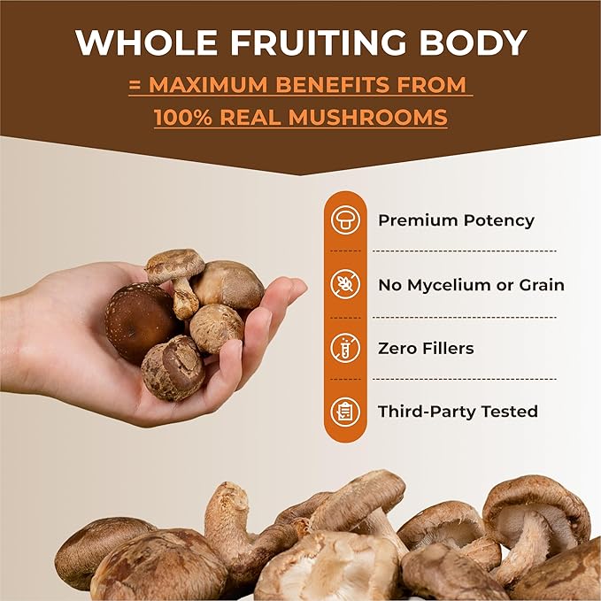 Sacred 7 Mushroom Coffee Booster | Organic Mushroom Supplement Powder ??Lions Mane, Reishi, Chaga & More | Adaptogen + Nootropic | 100% Fruiting Bodies | Mix with Coffee,Tea, Smoothies - 226 Servings