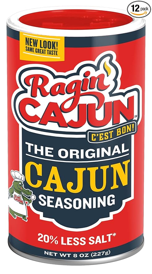 All Purpose Original Cajun Seasoning 8 oz Ragin' Cajun (Pack of 12)