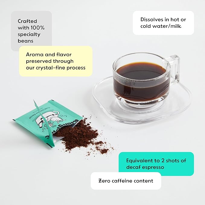 Kimlyparc Premium Instant Coffee Set(Triple blend: Original Korean Latte with Vegan Creamer, Premium instant espresso, Premium Instant Decaf)