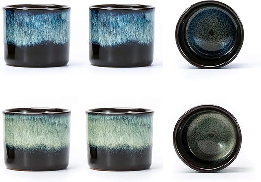Tea Cups Set of 6 (mixed interior&exterior)