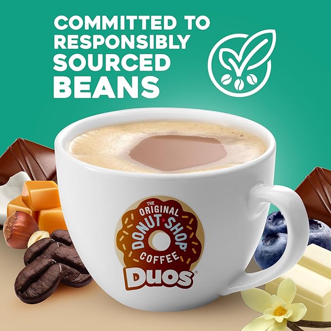 The Original Donut Shop Coffee Chocolate Glazed Donut Keurig Single-Serve K-Cup Pods, Medium Roast Coffee, 96 Count