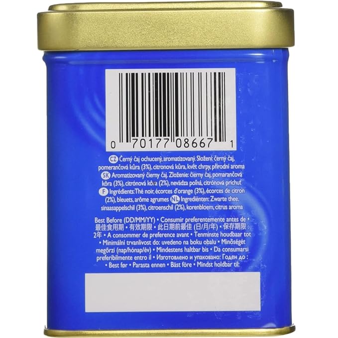 Twinings Lady Grey Loose Black Tea, 3.53 Ounce Tins (Pack of 1), Lemon & Orange Peel, Caffeinated, Enjoy Hot or Iced