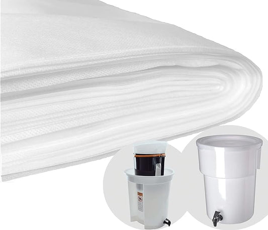 (50 Pack) Commercial Cold Brew Coffee Filters, 20" x 20" For Commercial Model Cold Brew Coffee Makers and 5-Gallon Commercial Systems
