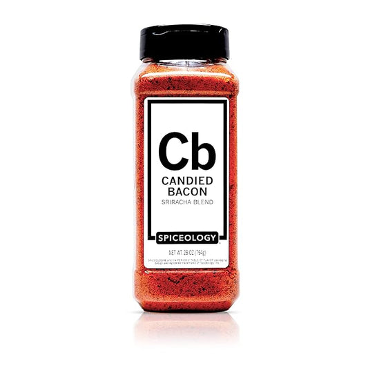 Spiceology - Candied Bacon Sriracha Spice Blend & Rub - Use On: Salmon, Sweet Potatoes, Chicken, Pork, Couscous, Sauces, and Vegetables - 28 oz
