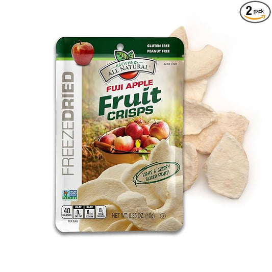 Brothers-ALL-Natural Fuji Apple Crisps, 0.35-Ounce Bags, 24 Count (00017)