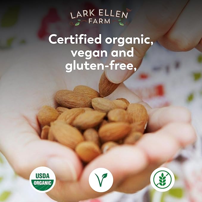 Lark Ellen Farm Sprouted Organic Nuts Variety Pack ??Almonds, Walnuts & Cashews ??Raw, Vegan, Gluten-Free, Non-GMO, Clean Label Snacks, (1 Bag Each, 10 oz)