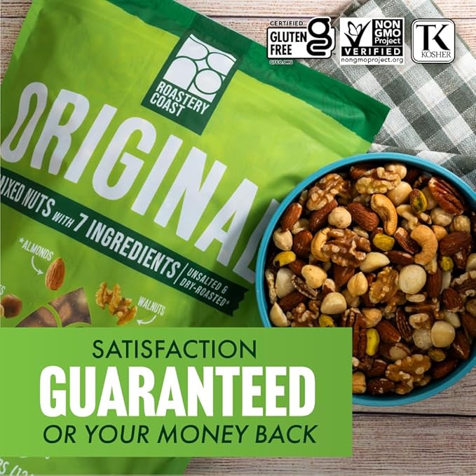 Roastery Coast - Daily Nuts Healthy Mix Bulk | Nuts Snack Mix | Deluxe assorted snack | nut snacks | healthy snacks for adults | dry fruits | nut mix