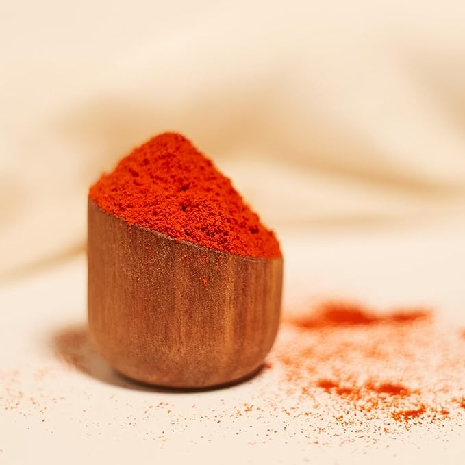 Premium SMOKED HOT Hungarian Paprika Powder (4 oz) - Non-GMO - Vibrant Deep Red Color - Origin: Szeged Region, Hungary - Authentic Seasoning Spice in Resealable Bag by MEROPS