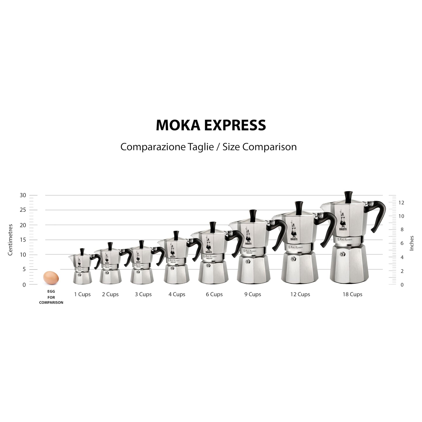Bialetti - Moka Express: Iconic Stovetop Espresso Maker, Moka Pot, Italian Coffee Maker, 3 Espresso