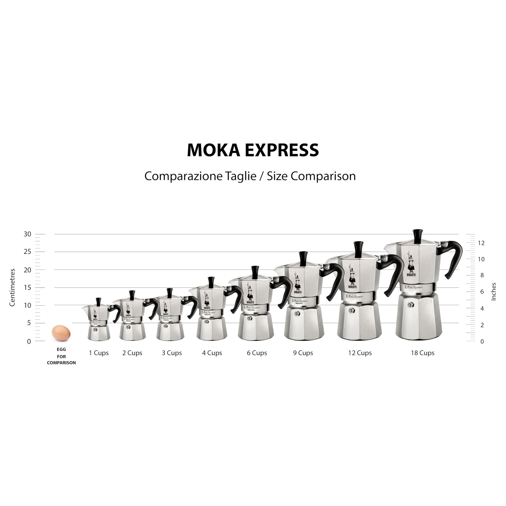 Bialetti - Moka Express: Iconic Stovetop Espresso Maker, Moka Pot, Italian Coffee Maker, 3 Espresso
