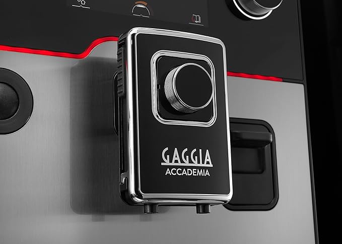 Gaggia Accademia Luxury Italian Fully Automatic Espresso Machine with 19 Customized drink settings,0.5 Liters,RI9782/46 Brushed Stainless