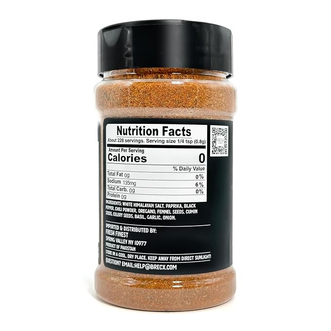 Fresh Finest Louisiana Cajun Seasoning - 6.41oz (182g) - Spicy, Authentic, Kosher, All-Natural, Non-GMO