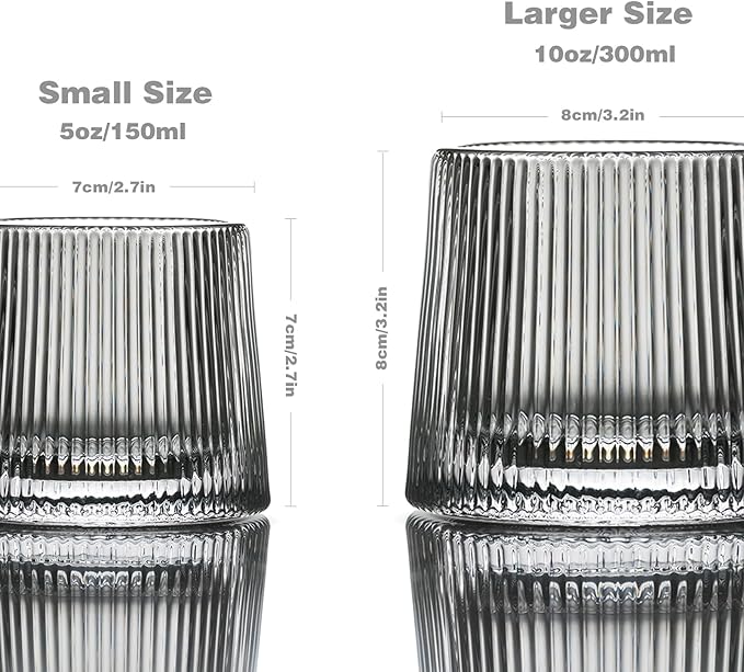 Flat bottom Crystal Whiskey Glasses, Premium 10oz Scotch Glasses Set of 3, Old Fashioned Glasses,Thick Weighted Bottom Rocks for Drinking Bourbon, Scotch, Cocktails竊뉽arger Sizeç«?,<div>