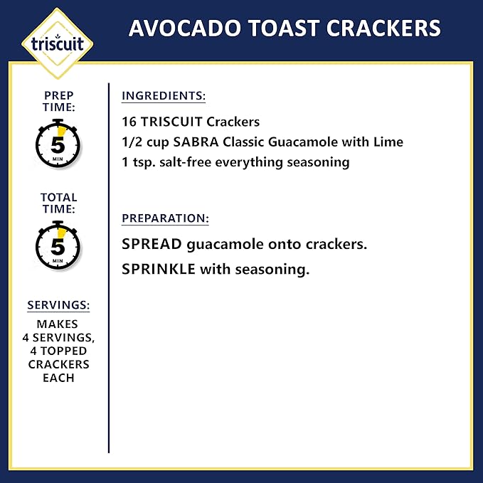 Triscuit Balsamic Vinegar & Basil Whole Grain Wheat Crackers, Lunch Snacks, Bulk Snack Crackers, 6 - 8.5 oz Boxes