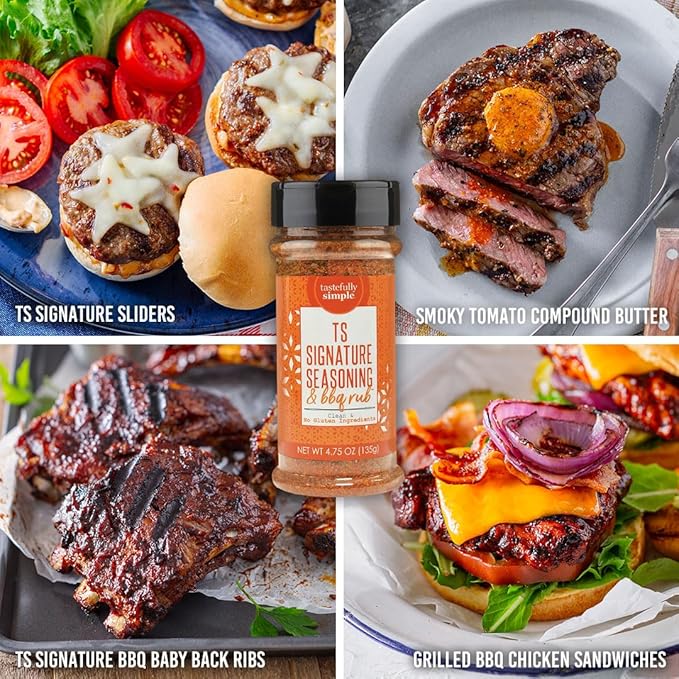 Tastefully Simple TS Signature Seasoning & BBQ Rub, 4.75 oz